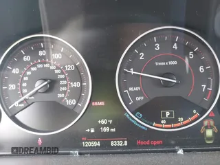 2015 BMW 3 Series 328i with VIN WBA3A5C55FP604316, listed as a IAAI auction lot 41915627 with 120,594 mi miles. Bid and sale history available at carsss.com. Image 15.