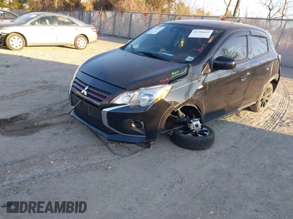 2023 Mitsubishi Mirage Black Edition with VIN ML32AWHJ5PH005103, listed as a IAAI auction lot 41316661 with 26,892 mi miles and . Bid and sale history available at DreamBid. Image 17.