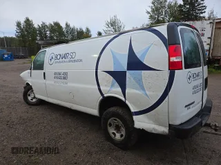 2017 Chevrolet Express Cargo Van with VIN 1GCWGBFF8H1225222, listed as a Copart auction lot 71079524 with 0 mi miles and Salvage Title. Bid and sale history available at carsss.com. Image 2.