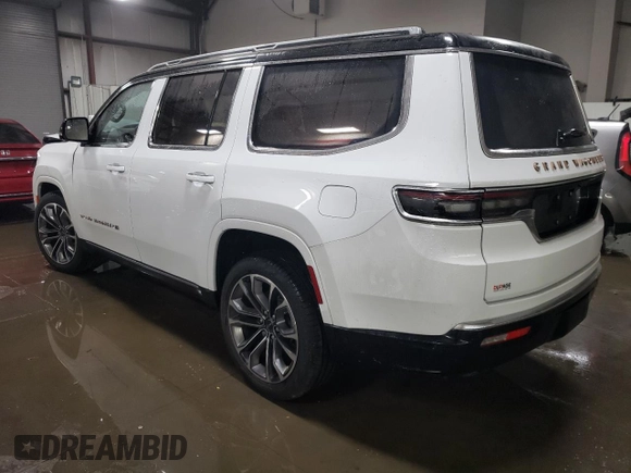 2024 Jeep Grand Wagoneer Series III with VIN 1C4SJVGP6RS108663, listed as a Copart auction lot 77078524 with 2,124 mi miles and Salvage title. Bid and sale history available at DreamBid. Image 2.