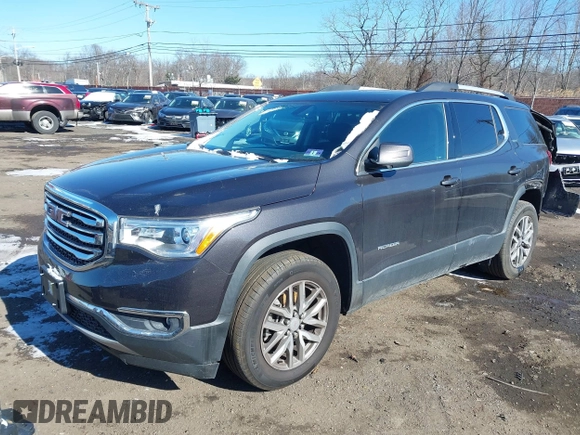 2017 GMC Acadia SLE with VIN 1GKKNSLS7HZ242962, listed as a IAAI auction lot 41628899 with 55,012 mi miles. Bid and sale history available at carsss.com. Image 2.