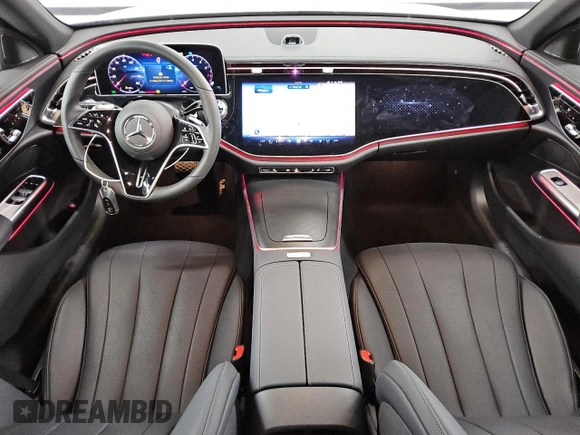 2025 Mercedes-Benz E 350 with VIN W1KLF4HB5SA134109, listed as a Copart auction lot 56200205 with 3,624 mi miles and Clean Title. Bid and sale history available at DreamBid. Image 8.