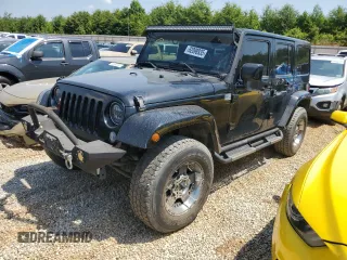 2014 Jeep Wrangler Unlimited Polar with VIN 1C4BJWEGXEL190216, listed as a Copart auction lot 62098935 with 83,292 mi miles and Clean title. Bid and sale history available at DreamBid. Image 1.