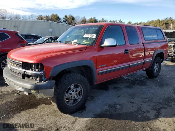 1999 Chevrolet Silverado 1500 LT with VIN 2GCEK19TXX1212762, listed as a Copart auction lot 89165005 with 185,537 mi miles and Clean Title. Bid and sale history available at carsss.com. Image 1.