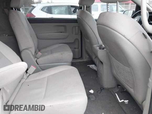 2016 Kia Sedona LX with VIN KNDMB5C18G6148093, listed as a IAAI auction lot 41657380 with 134,352 mi miles and . Bid and sale history available at DreamBid. Image 8.