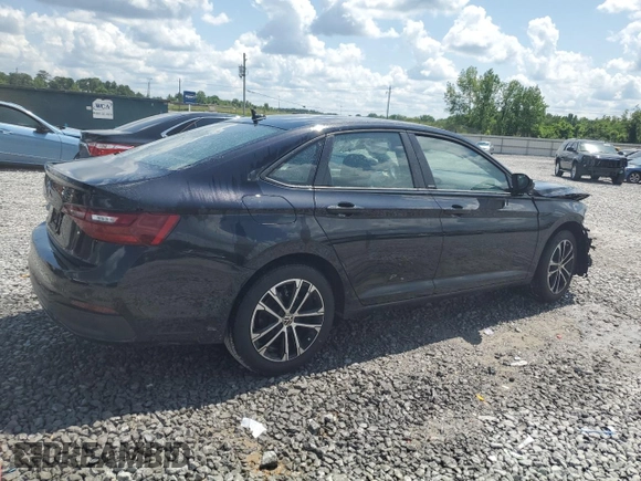 2024 Volkswagen Jetta Sport with VIN 3VWBM7BU9RM100191, listed as a Copart auction lot 56116275 with 12,260 mi miles and Salvage title. Bid and sale history available at DreamBid. Image 3.