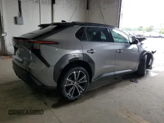 2024 Toyota bZ4X XLE with VIN JTMAAAAA1RA046054, listed as a Copart auction lot 53476515 with Not Provided miles and Salvage Title. Bid and sale history available at DreamBid. Image 3.