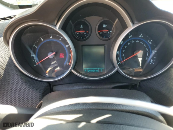 2014 Chevrolet Cruze ECO with VIN 1G1PH5SB5E7110083, listed as a Copart auction lot 48389005 with 48,459 mi miles and Salvage Title. Bid and sale history available at carsss.com. Image 9.