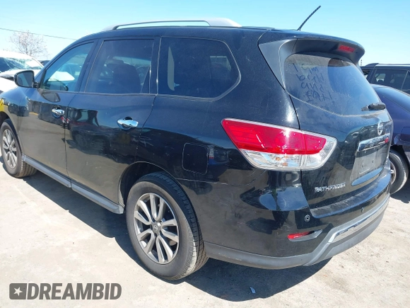 2013 Nissan Pathfinder SL with VIN 5N1AR2MM3DC667423, listed as a IAAI auction lot 41885459 with 140,970 mi miles and . Bid and sale history available at DreamBid. Image 3.