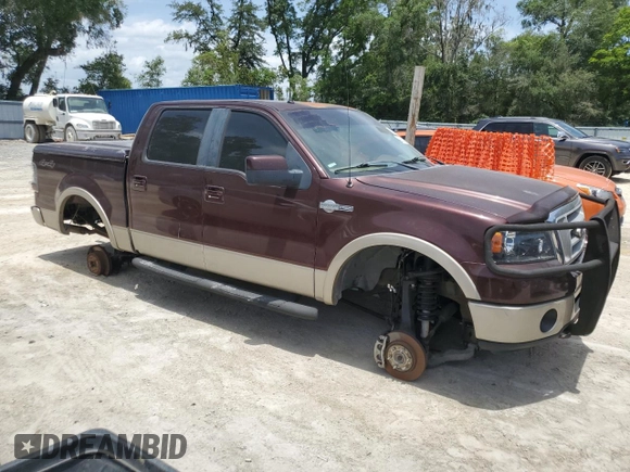 2008 Ford F-150 XLT z VIN 1FTPW14V88KC78122, wystawiony jako Copart lot #59597875 z przebiegiem 159 120 mil mil oraz Czysty tytuł • Clean title. Historia ofert i sprzedaży dostępna na DreamBid. Obrazek 4.