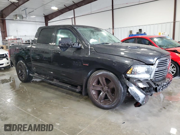 2016 Ram 1500 Sport with VIN 1C6RR7MT7GS177497, listed as a Copart auction lot 78874344 with 297,956 mi miles and Salvage title. Bid and sale history available at DreamBid. Image 4.
