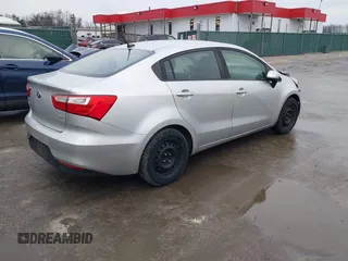 2017 Kia Rio LX with VIN KNADM4A33H6039709, listed as a IAAI auction lot 41525925 with 106,237 mi miles. Bid and sale history available at carsss.com. Image 4.