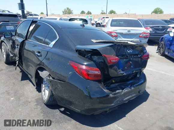 2021 Infiniti Q50 Luxe with VIN JN1EV7BP2MM707502, listed as a IAAI auction lot 42315854 with Not provided miles and . Bid and sale history available at DreamBid. Image 14.