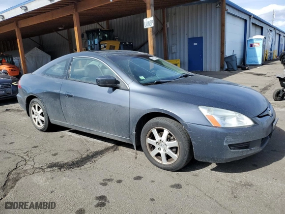 2005 Honda Accord Cpe LX V6 SE with VIN 1HGCM82485A016563, listed as a Copart auction lot 46182185 with 205,572 mi miles and Non Repairable. Bid and sale history available at carsss.com. Image 4.
