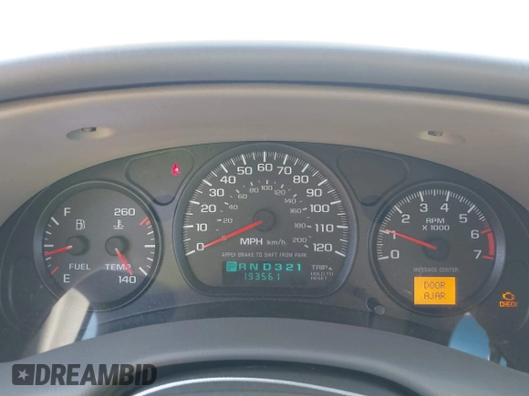 2002 Chevrolet Impala LS z VIN 2G1WH55K329229168, wystawiony jako IAAI lot #42035433 z przebiegiem 193 561 mil mil oraz . Historia ofert i sprzedaży dostępna na DreamBid. Obrazek 7.