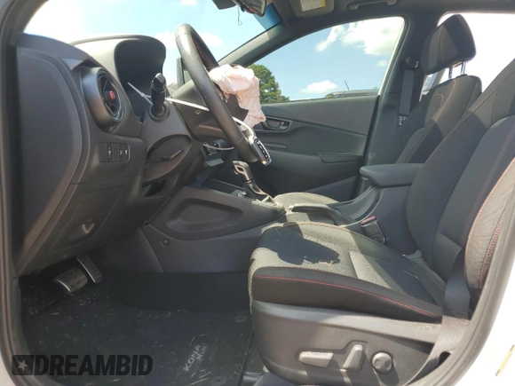 2023 Hyundai Kona N Line with VIN KM8K33A35PU025002, listed as a Copart auction lot 60696794 with 8,613 mi miles and Salvage Title. Bid and sale history available at carsss.com. Image 7.