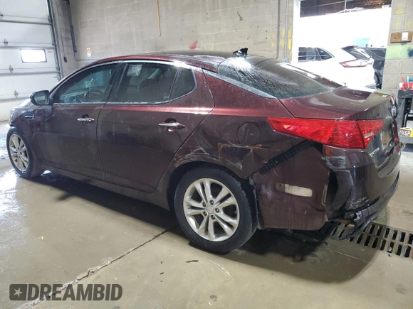 2013 Kia Optima EX with VIN 5XXGN4A7XDG186170, listed as a Copart auction lot 56256065 with 112,866 mi miles and Clean title. Bid and sale history available at DreamBid. Image 2.