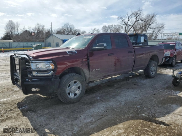 2022 Ram 2500 Tradesman with VIN 3C6UR5HJ8NG183014, listed as a Copart auction lot 45980135 with 67,573 mi miles and Salvage Title. Bid and sale history available at carsss.com. Image 1.