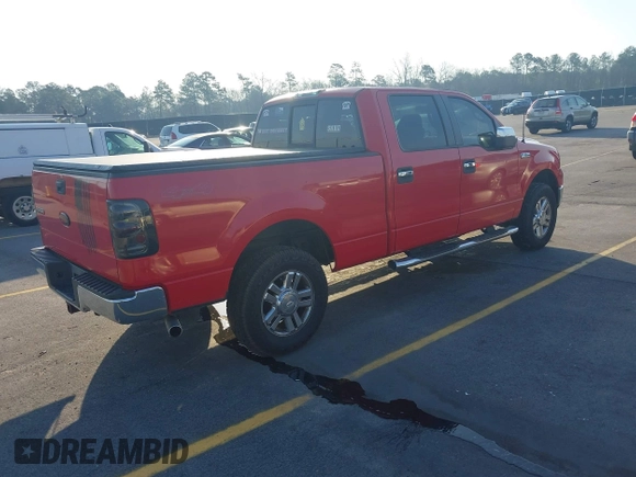 2008 Ford F-150 XLT with VIN 1FTPW14V48FC35762, listed as a IAAI auction lot 41790739 with 123,654 mi miles and . Bid and sale history available at DreamBid. Image 4.