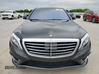 2015 Mercedes-Benz S 550 with VIN WDDUG8CB5FA133287, listed as a Copart auction lot 54829225 with 55,878 mi miles and Salvage Title. Bid and sale history available at carsss.com. Image 5.