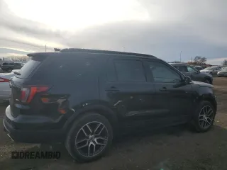 2017 Ford Explorer Sport z VIN 1FM5K8GTXHGA32855, wystawiony jako Copart lot #46430665 z przebiegiem 166 737 mil mil oraz Szkoda całkowita • Salvage title. Historia ofert i sprzedaży dostępna na DreamBid. Obrazek 3.