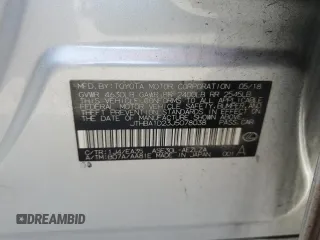 2018 Lexus IS 300 z VIN JTHBA1D23J5078038, wystawiony jako Copart lot #57786705 z przebiegiem 98 848 mil mil oraz Szkoda całkowita • Salvage title. Historia ofert i sprzedaży dostępna na DreamBid. Obrazek 12.