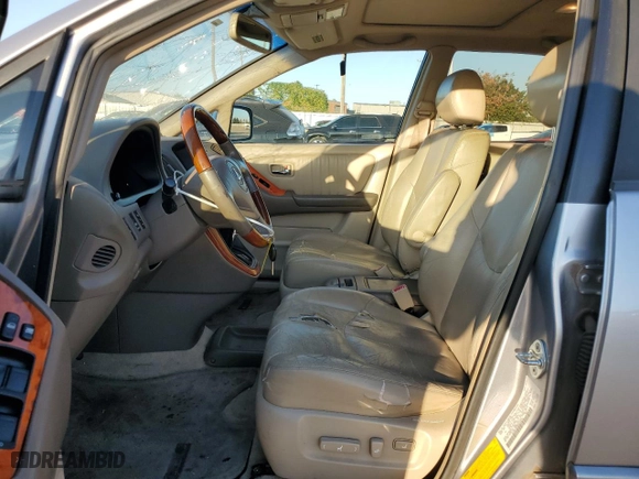 2003 Lexus RX 300 with VIN JTJGF10U930156030, listed as a Copart auction lot 82527464 with 323,216 mi miles and Salvage Title. Bid and sale history available at carsss.com. Image 7.