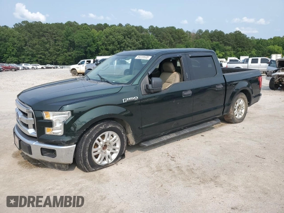 2015 Ford F-150 XL with VIN 1FTEW1CF4FFC46985, listed as a Copart auction lot 59220535 with Not provided miles and Salvage title. Bid and sale history available at DreamBid. Image 1.