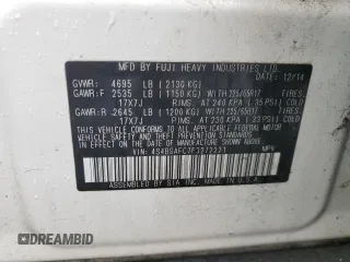 2015 Subaru Outback Premium with VIN 4S4BSAFC7F3272221, listed as a Copart auction lot 54859875 with Not Provided miles and Salvage Title. Bid and sale history available at DreamBid. Image 14.
