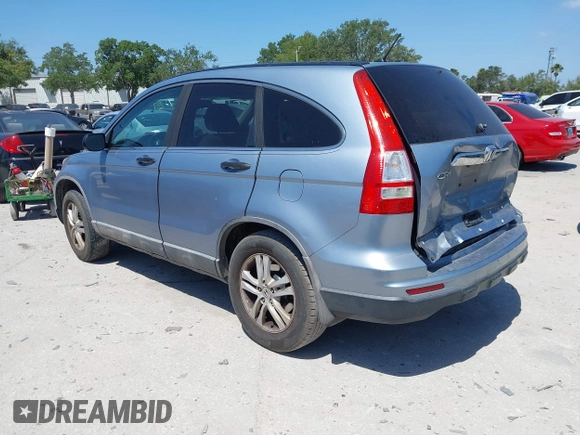 2010 Honda CR-V EX with VIN 5J6RE3H50AL006031, listed as a IAAI auction lot 42104423 with 209,418 mi miles and . Bid and sale history available at carsss.com. Image 3.