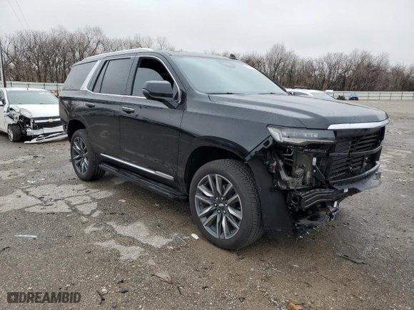 2024 Cadillac Escalade 4WD Premium Luxury with VIN 1GYS4BKL3RR336602, listed as a Copart auction lot 86166724 with 6,046 mi miles and Salvage Title. Bid and sale history available at carsss.com. Image 4.