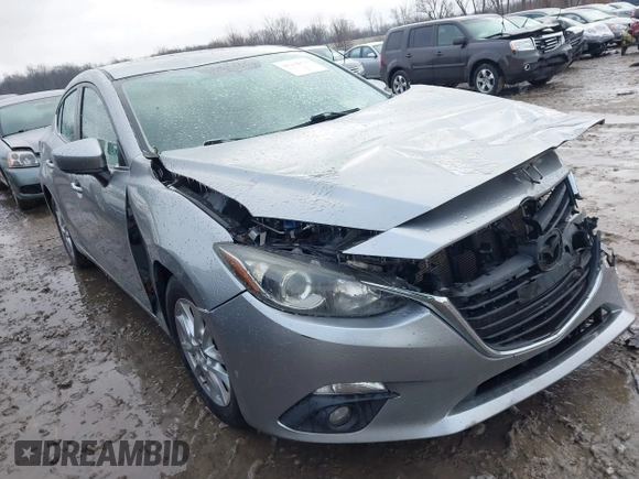 2015 Mazda 3 i Grand Touring with VIN JM1BM1W79F1256535, listed as a IAAI auction lot 41474347 with 128,573 mi miles and . Bid and sale history available at DreamBid. Image 1.