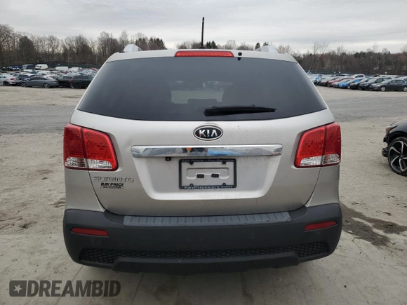 2012 Kia Sorento LX with VIN 5XYKTCA65CG287757, listed as a Copart auction lot 51490665 with 246,434 mi miles and Clean Title. Bid and sale history available at carsss.com. Image 6.