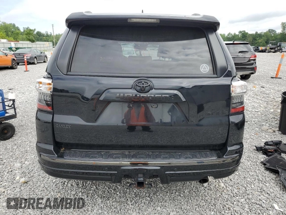 2020 Toyota 4Runner SR5 with VIN JTEBU5JR3L5764046, listed as a Copart auction lot 63775205 with 57,105 mi miles and Salvage title. Bid and sale history available at DreamBid. Image 6.