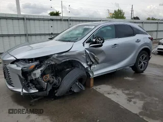 2024 Lexus RX 350h with VIN 2T2BBMCA5RC038398, listed as a Copart auction lot 55706535 with 18,953 mi miles and Salvage title. Bid and sale history available at DreamBid. Image 1.