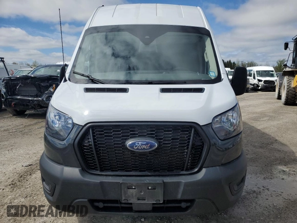 2023 Ford Transit Cargo with VIN 1FTBR2X88PKA66512, listed as a Copart auction lot 58451445 with 74,819 mi miles and Salvage title. Bid and sale history available at DreamBid. Image 5.