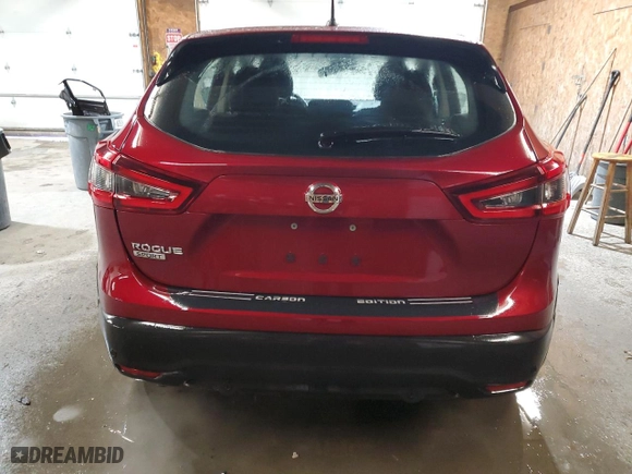 2021 Nissan Rogue Sport S with VIN JN1BJ1AV5MW319065, listed as a Copart auction lot 51958915 with 53,810 mi miles and Salvage Title. Bid and sale history available at carsss.com. Image 6.