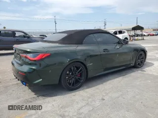 2024 BMW 4 Series M440i with VIN WBA53AT02RCN29473, listed as a Copart auction lot 72592014 with 4,930 mi miles and Salvage Title. Bid and sale history available at carsss.com. Image 3.
