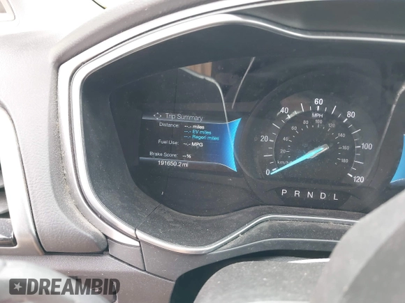 2016 Ford Fusion SE Hybrid with VIN 3FA6P0LU2GR340755, listed as a IAAI auction lot 41673932 with 191,650 mi miles. Bid and sale history available at carsss.com. Image 7.