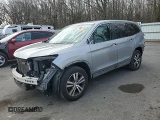 2016 Honda Pilot EX-L with VIN 5FNYF6H50GB028154, listed as a Copart auction lot 47407005 with 0 mi miles and Salvage Title. Bid and sale history available at carsss.com. Image 1.