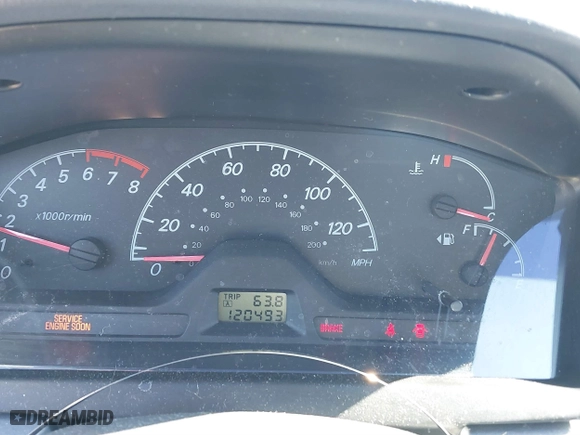 2002 Mitsubishi Lancer ES with VIN JA3AJ26E52U022764, listed as a IAAI auction lot 41763763 with 120,493 mi miles. Bid and sale history available at carsss.com. Image 7.