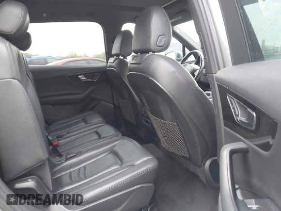 2017 Audi Q7 Premium Plus with VIN WA1LAAF70HD004911, listed as a IAAI auction lot 41910833 with 120,506 mi miles and . Bid and sale history available at DreamBid. Image 8.