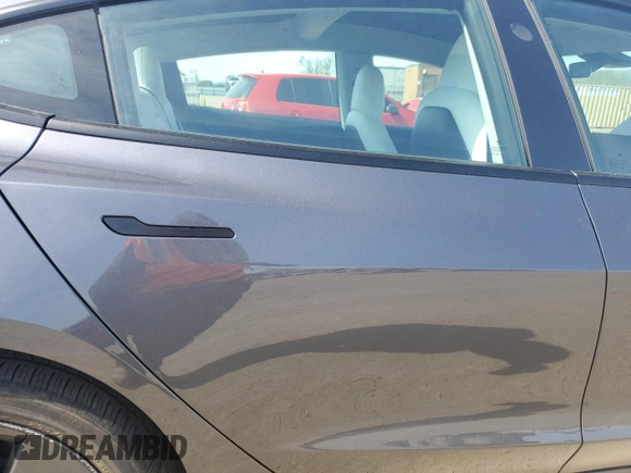 2022 Tesla Model 3 with VIN 5YJ3E1EA4NF244376, listed as a Copart auction lot 52142855 with Not Provided miles and Salvage Title. Bid and sale history available at DreamBid. Image 10.
