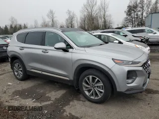 2020 Hyundai Santa Fe Limited with VIN 5NMS5CADXLH187314, listed as a Copart auction lot 87905395 with 35,904 mi miles and Salvage Title. Bid and sale history available at DreamBid. Image 4.