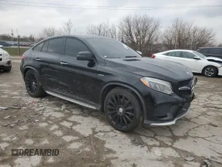 2017 Mercedes-Benz GLE 43 AMG with VIN 4JGED6EB3HA064011, listed as a Copart auction lot 85243874 with 95,518 mi miles and Salvage title. Bid and sale history available at DreamBid. Image 4.