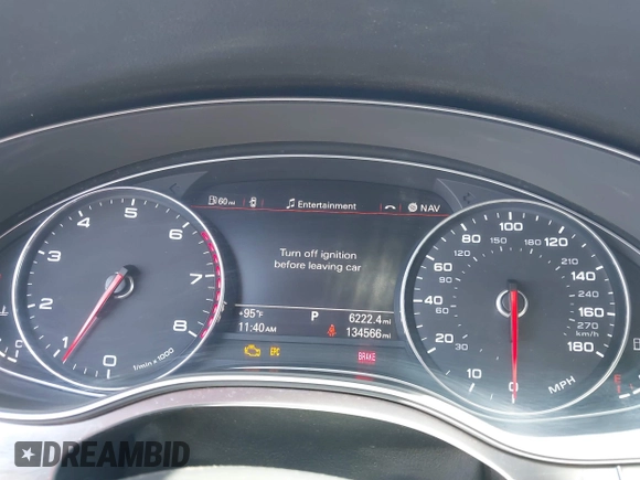 2014 Audi A6 Premium Plus with VIN WAUGFAFC6EN054589, listed as a IAAI auction lot 42308820 with 134,566 mi miles and . Bid and sale history available at DreamBid. Image 7.