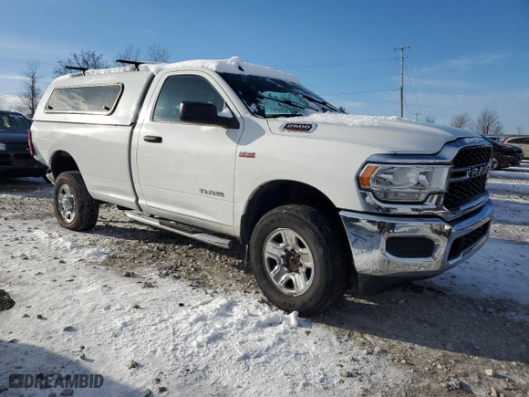 2019 Ram 2500 Tradesman with VIN 3C6MR5AJ7KG569283, listed as a Copart auction lot 83374564 with 91,243 mi miles and Non Repairable. Bid and sale history available at carsss.com. Image 4.