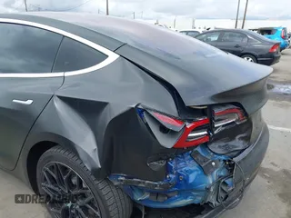 2018 Tesla Model 3 Long Range Battery with VIN 5YJ3E1EA7JF012249, listed as a IAAI auction lot 41782972 with 103,412 mi miles. Bid and sale history available at carsss.com. Image 6.