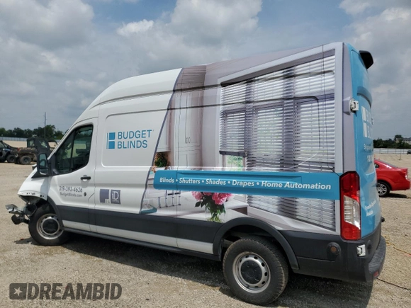 2020 Ford Transit Cargo with VIN 1FTBR1X87LKB58859, listed as a Copart auction lot 61063065 with 111,747 mi miles and Salvage title. Bid and sale history available at DreamBid. Image 2.
