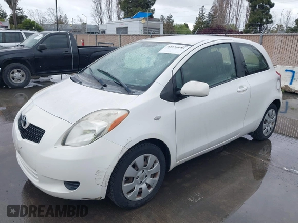 2008 Toyota Yaris with VIN JTDJT923485192870, listed as a IAAI auction lot 41939081 with 218,082 mi miles. Bid and sale history available at carsss.com. Image 6.